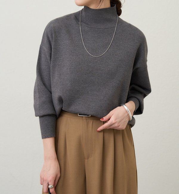  「総針ハイネックニット」|パーカー|