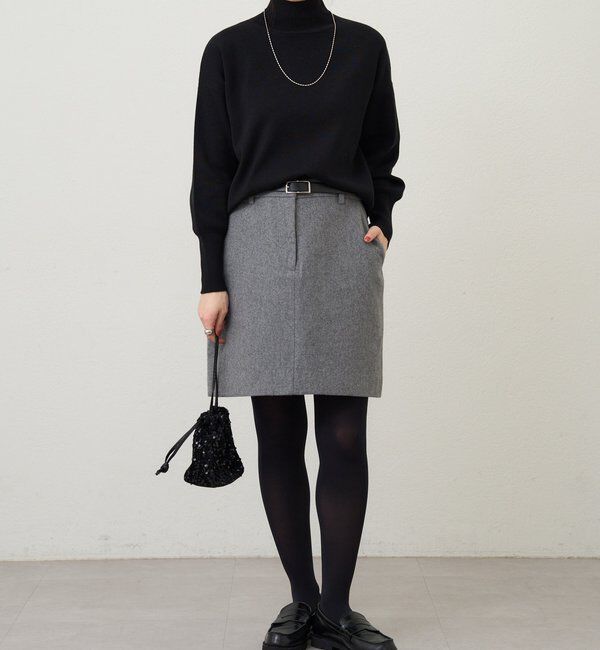  「総針ハイネックニット」|パーカー|