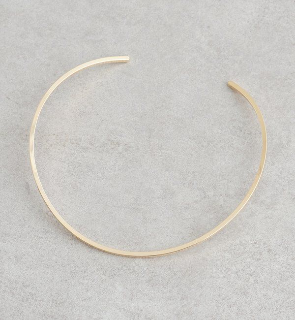  「エッジラインネックカフ」|ネックレス|