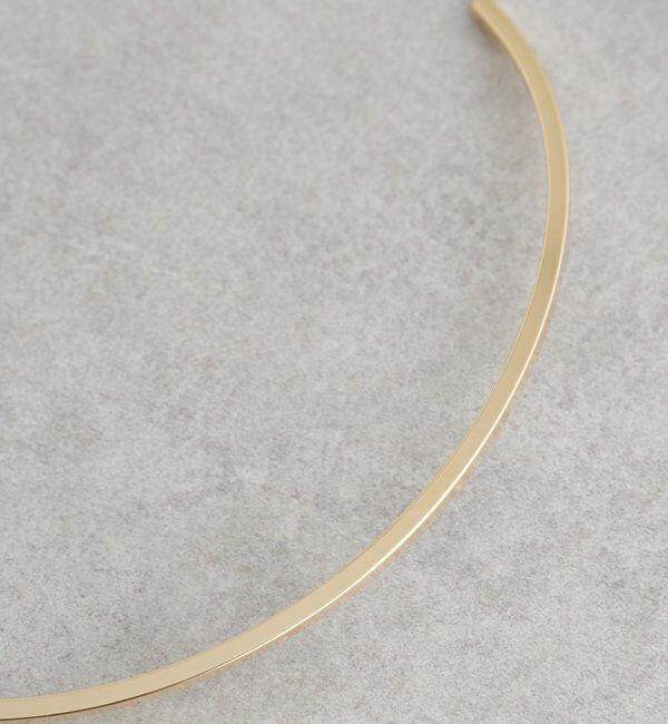  「エッジラインネックカフ」|ネックレス|