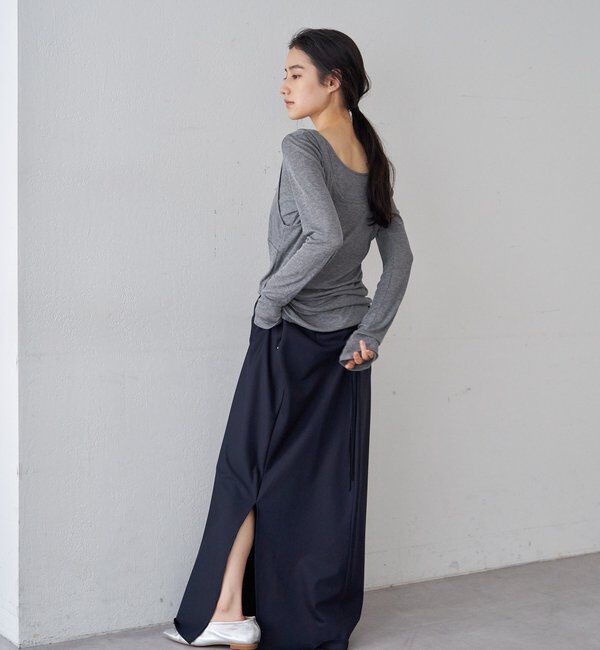  「サイドギャザースカート」|スカート|