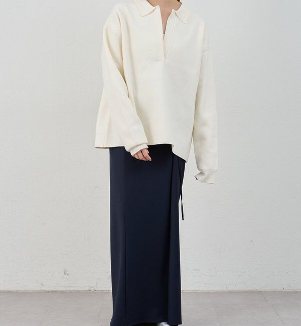  「スキッパーラガーニット」|ニット・セーター|