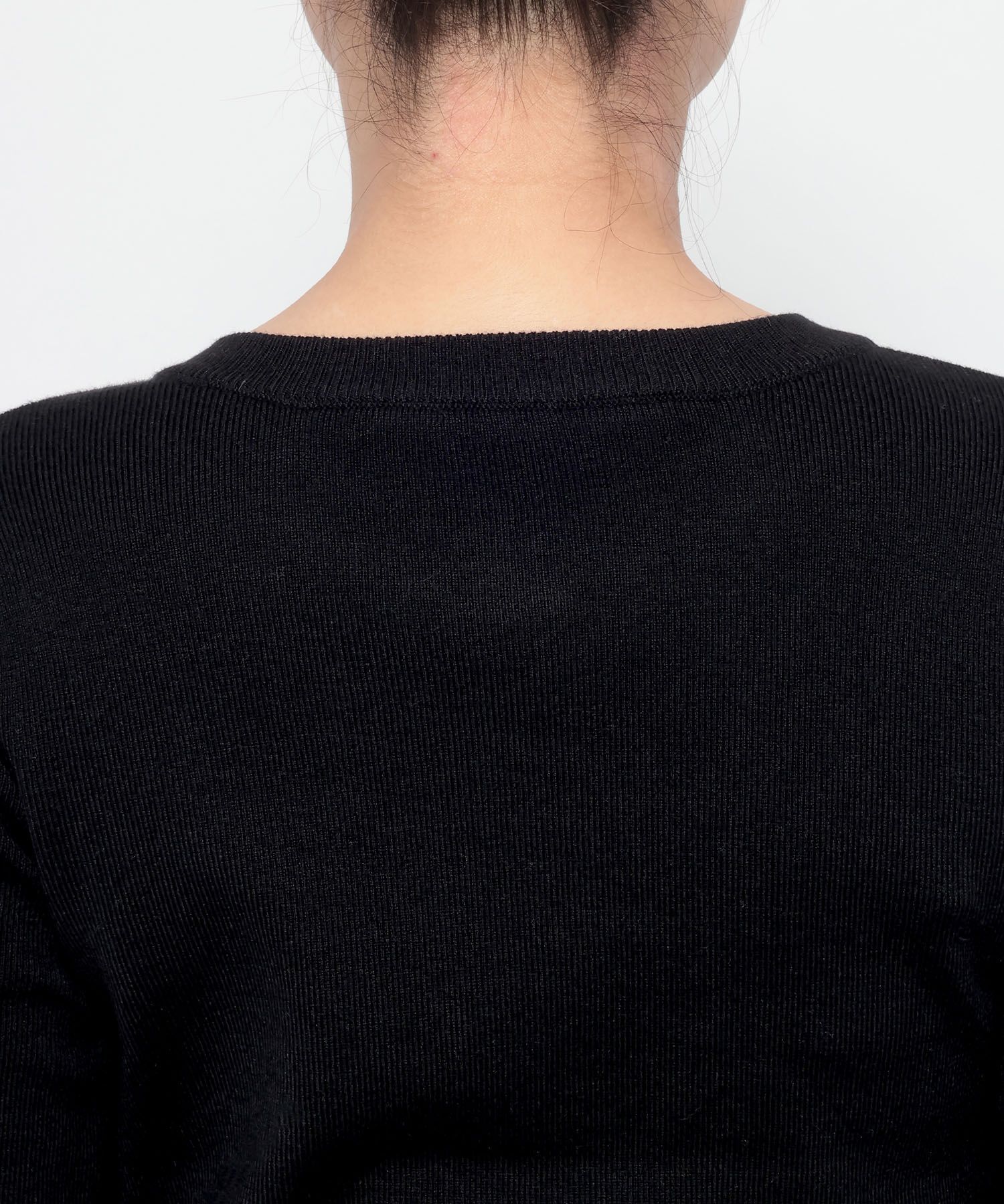 LOWRYS FARM「ギャザーボタンカーディガンＬＳ」|ニット・セーター|