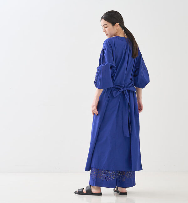 collex「アイレット刺繍ガウンワンピース」|ワンピース|