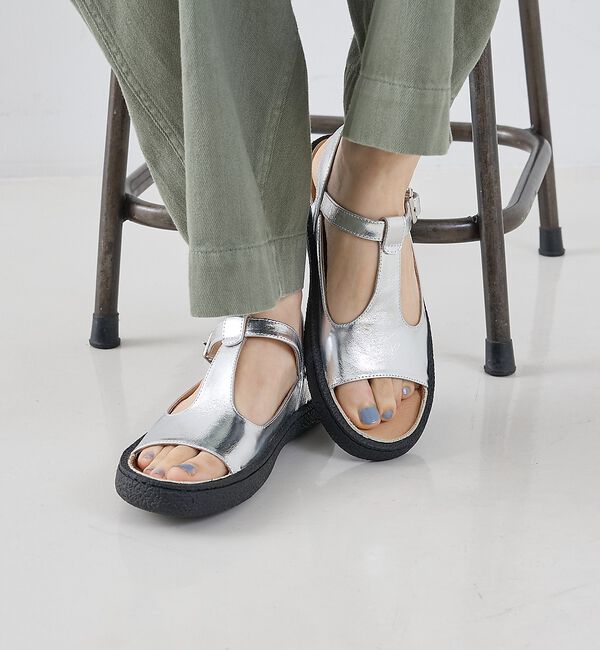 collex「【MOHI/モヒ】Tストラップサンダル」|サンダル|