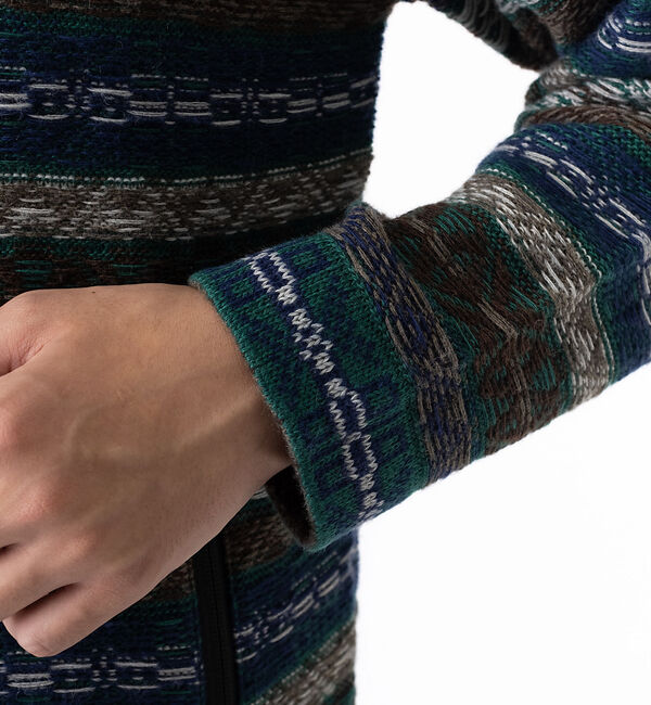 ABAHOUSE「バック サイド フェアアイル プルオーバー ニット」|ニット・セーター|