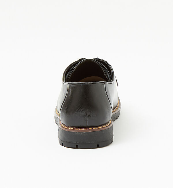 ABAHOUSE「ブラックレザー タンクソールシリーズ【プレーントゥ  /   Uチップオックスフ」|その他|