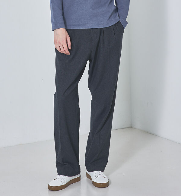 ABAHOUSE「【セットアップ対応】T/R フランス綾 2タック ワイドパンツ」|その他|