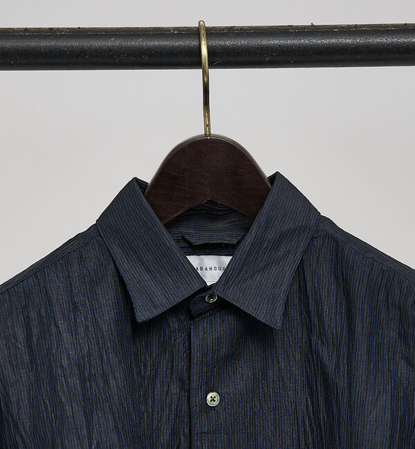 ABAHOUSE「【リネンワッシャー】ストライプ シャツ」|シャツ・ブラウス|