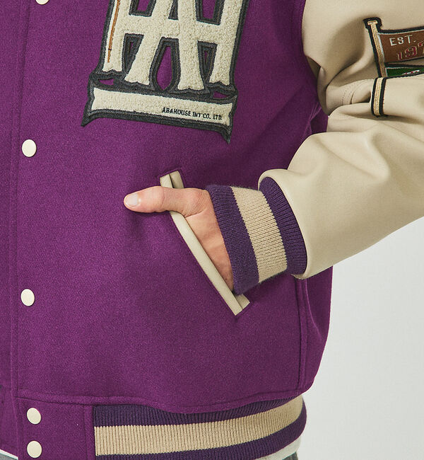 ABAHOUSE「【40周年】スタジアムジャンパー」|ブルゾン・スタジャン|