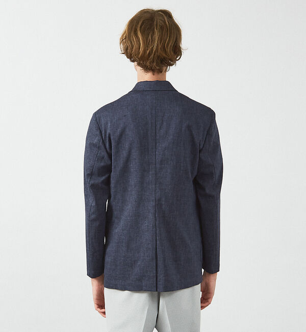 ABAHOUSE「【セットアップ対応】ソロストレッチリネン ライトジャケット / サマージャケット」|テーラードジャケット|