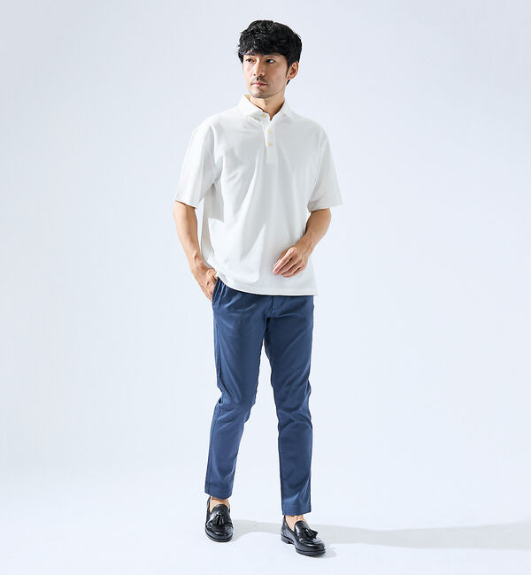 ABAHOUSE「【セットアップ対応】吸水速乾 リネンライク 半袖シャツ」|シャツ・ブラウス|