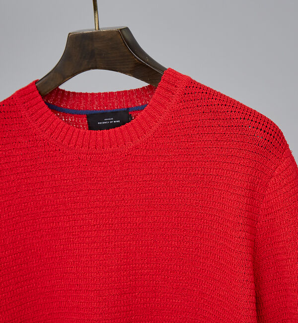 ABAHOUSE「フルニードル メッシュニットTシャツ」|Tシャツ・カットソー|