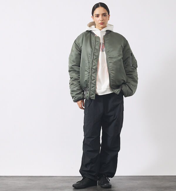 ABAHOUSE「【Valley Apparel / バレーアパレル】MA-1 フライトジャケット」|ミリタリー・モッズコート|