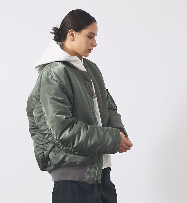 ABAHOUSE「【Valley Apparel / バレーアパレル】MA-1 フライトジャケット」|ミリタリー・モッズコート|