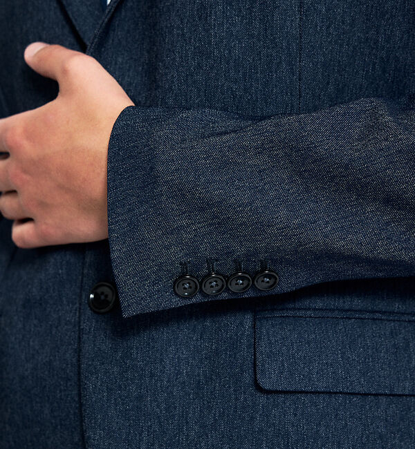 ABAHOUSE「【セットアップ対応】デニムライク ジャケット / FLEX JACKET / 2」|テーラードジャケット|