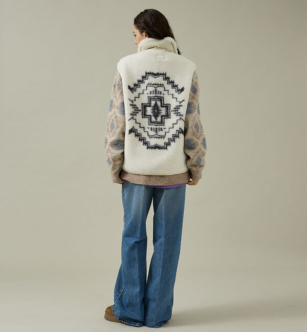 ABAHOUSE「【PENDLETON/ペンドルトン】Jaqared Boa Stand Vest」|アウトドア|