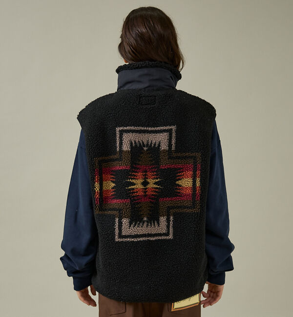 ABAHOUSE「【PENDLETON/ペンドルトン】Jaqared Boa Stand Vest」|アウトドア|