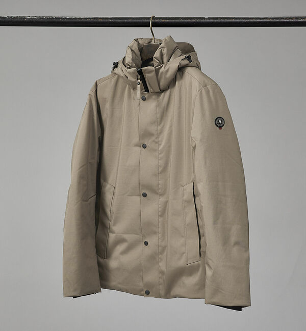 ABAHOUSE「【CAPE HORN】別注カラー / COCKBURN / フーデット ショート」|ダウン|ベージュ