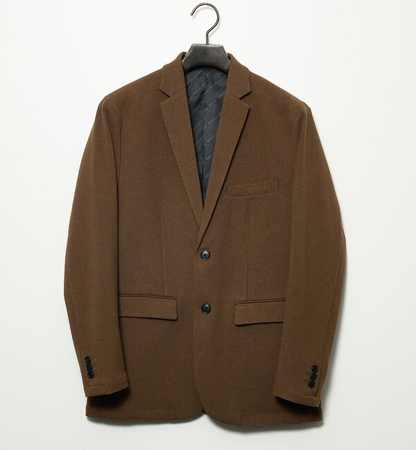 ABAHOUSE「【WINTER SHIELD】カシミヤタッチ ジャケット / セットアップ対応」|テーラードジャケット|ブラウン