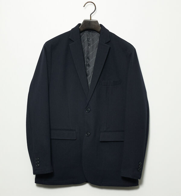 ABAHOUSE「【WINTER SHIELD】カシミヤタッチ ジャケット / セットアップ対応」|テーラードジャケット|ネイビー