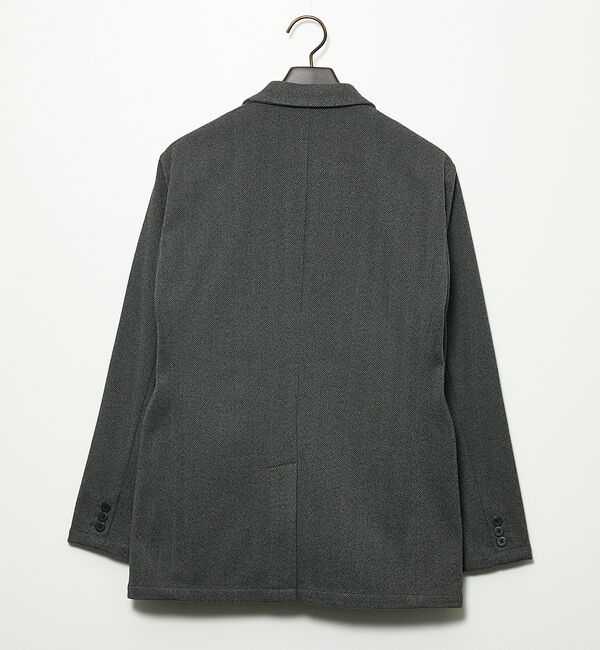 ABAHOUSE「【セットアップ対応】ヘリンボーン ジャガード ニットジャケット」|テーラードジャケット|