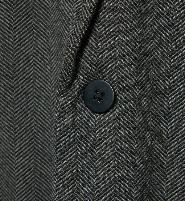 ABAHOUSE「【セットアップ対応】ヘリンボーン ジャガード ニットジャケット」|テーラードジャケット|