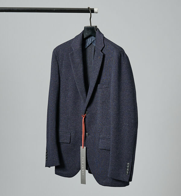 ABAHOUSE「【セットアップ対応】WOOL&times;COTTON ムリネ ジャージー ジャケット /」|テーラードジャケット|