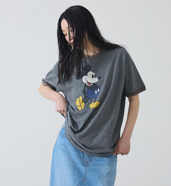 ABAHOUSE「【JACKSON MATISSE / ジャクソン マティス】Mickey Mou」|Tシャツ・カットソー|グレー