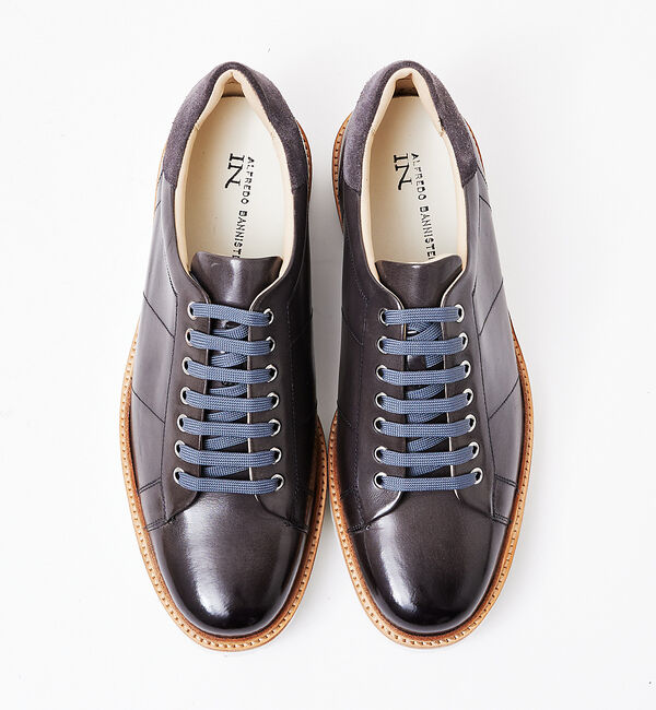 alfredoBANNISTER「【一部店舗＋WEB限定】レザー ウェルト 厚底ソール レースアップ スニーカー」|スニーカー|