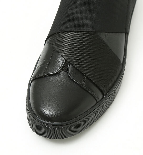 alfredoBANNISTER「【ELASTIC TRAINER】ベルトライン切替 スリッポン/スニーカー」|スニーカー|