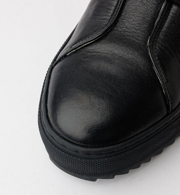 alfredoBANNISTER「【Margom社】ビッグストラップ レザー スリッポン スニーカー」|スニーカー|