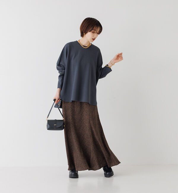 Rouge vif「花柄マキシスカート」|スカート|