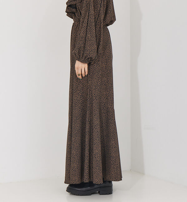 Rouge vif「花柄マキシスカート」|スカート|