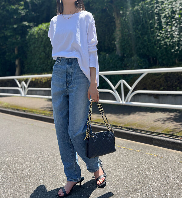 Rouge vif「ドロップショルダー ショートカットソー」|Tシャツ・カットソー|