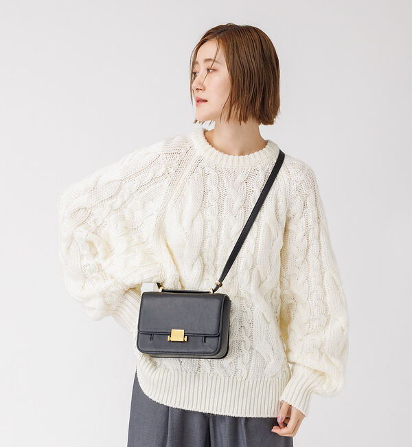 Rouge vif「ケーブルBIGプルオーバー」|ニット・セーター|