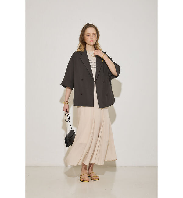 Rouge vif「フィブリルローン切り替えマキシスカート」|スカート|