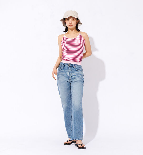 Rouge vif「＜25SS新色＞【SOMETHING/サムシング】ELSA ヴィンテージ ストレ」|デニム|