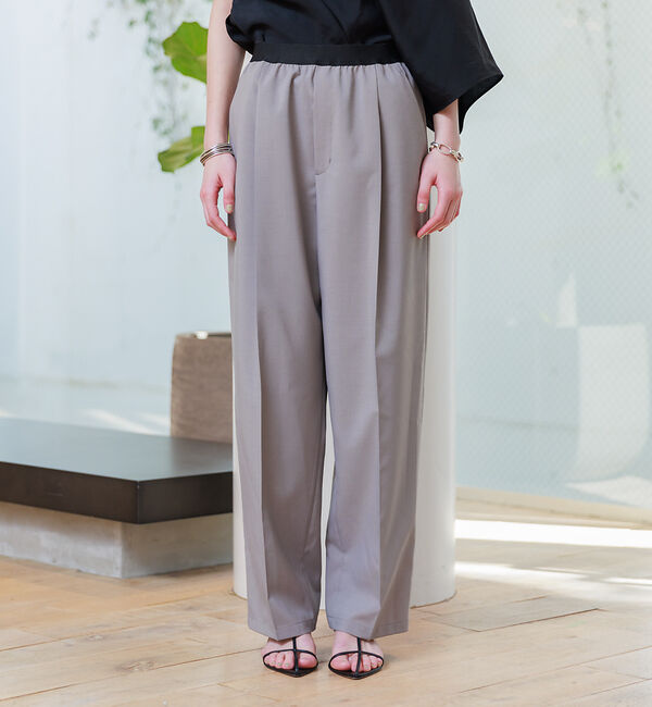 Rouge vif「ウエストゴム ワイドバレルパンツ」|その他|