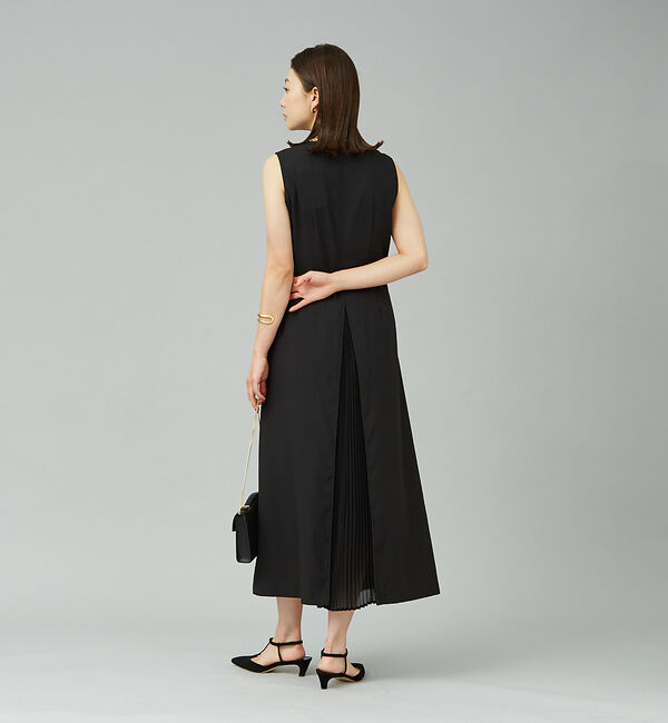 Rouge vif「ジョーゼットプリーツコンビワンピース」|ワンピース|