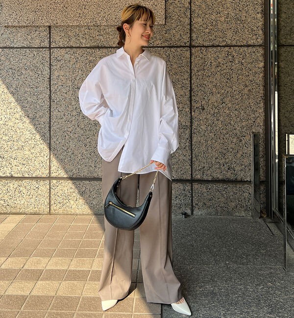 Rouge vif「マチ付きドルマンワイドシャツ」|シャツ・ブラウス|