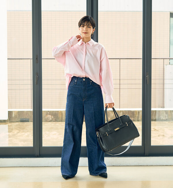 Rouge vif「マチ付きドルマンワイドシャツ」|シャツ・ブラウス|