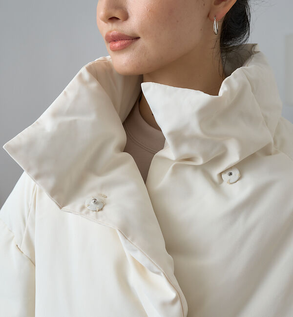 Rouge vif「スタンドカラーダウンコート」|ダウン|