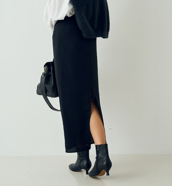 Rouge vif「【一部店舗限定】ポインテッドトゥ ショートブーツ(6cm)」|ショートブーツ|