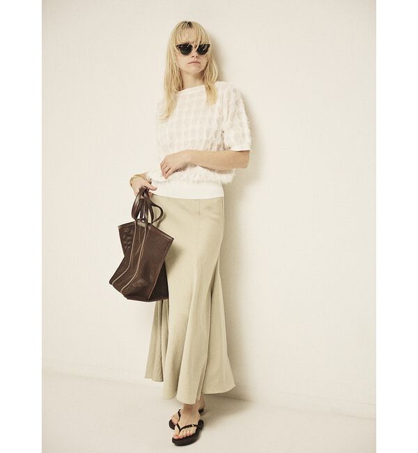 Rouge vif「【新色登場】切替マキシスカート」|スカート|