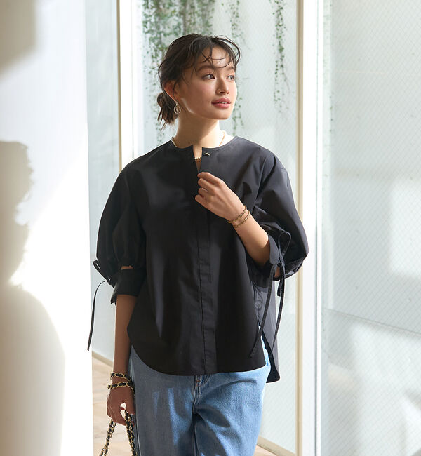 Rouge vif「スラッシュカフス・パフ袖ブラウス」|シャツ・ブラウス|