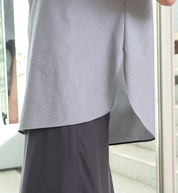 Rouge vif「ドレープカラーブラウス」|シャツ・ブラウス|