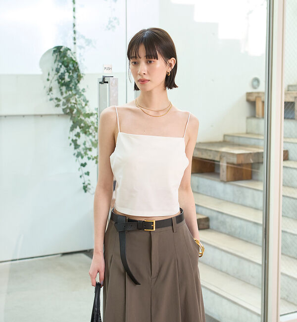 Rouge vif「サイドテープカップ付きキャミ」|キャミソール|