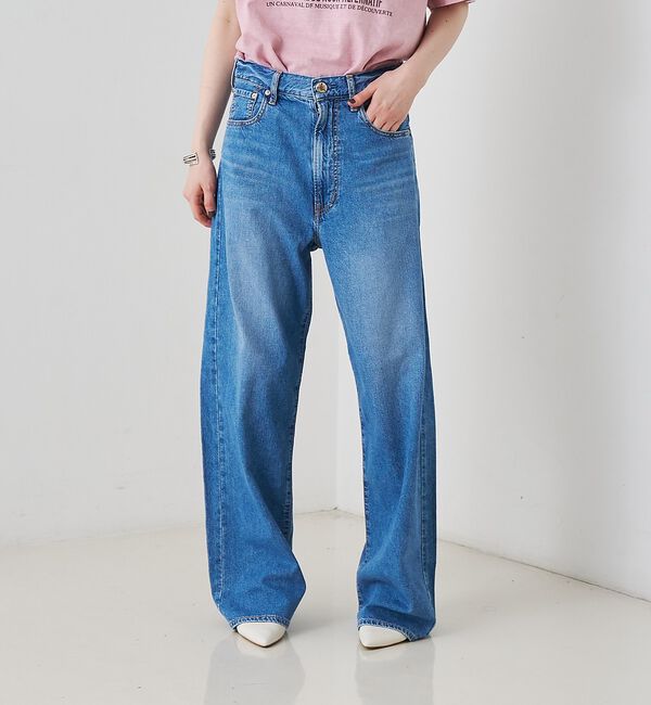 Rouge vif「【NEEDBY heritage/ニードバイヘリテージ】KOH ワイドストレート」|デニム|