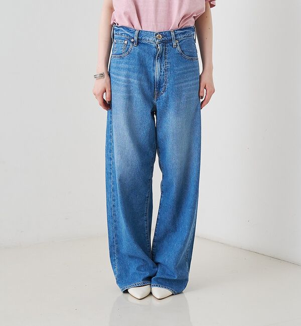 Rouge vif「【NEEDBY heritage/ニードバイヘリテージ】KOH ワイドストレート」|デニム|